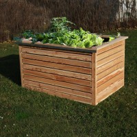 Hochbeet aus Lärchenholz, 150 x 100 x 80 cm (BxLxH) Hochbeet aus Lärchenholz, 150 x 100 x 80 cm (BxLxH)